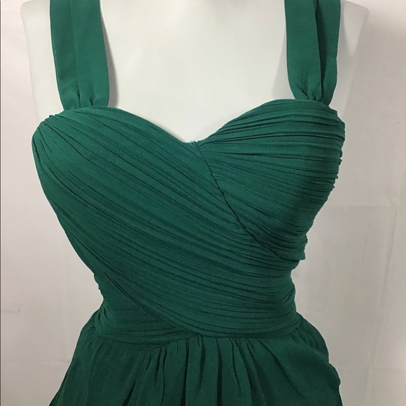 Ever Pretty Emerald Green Ruched Bust Cocktail Dress NWT - Picture 3 of 9